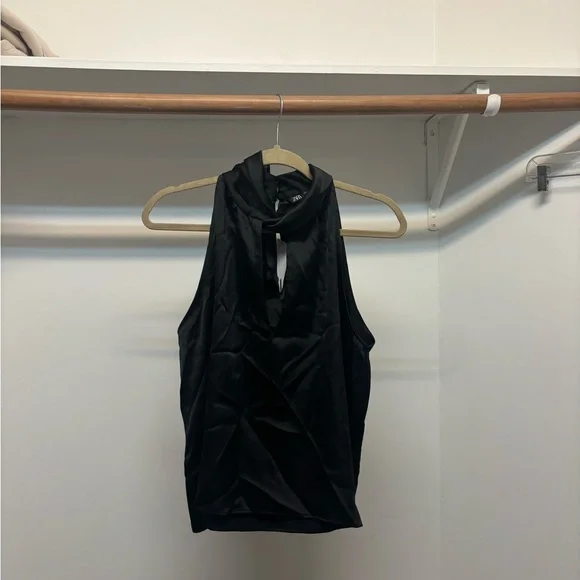 NWT Silk Halter Blouse - Picture 3 of 6